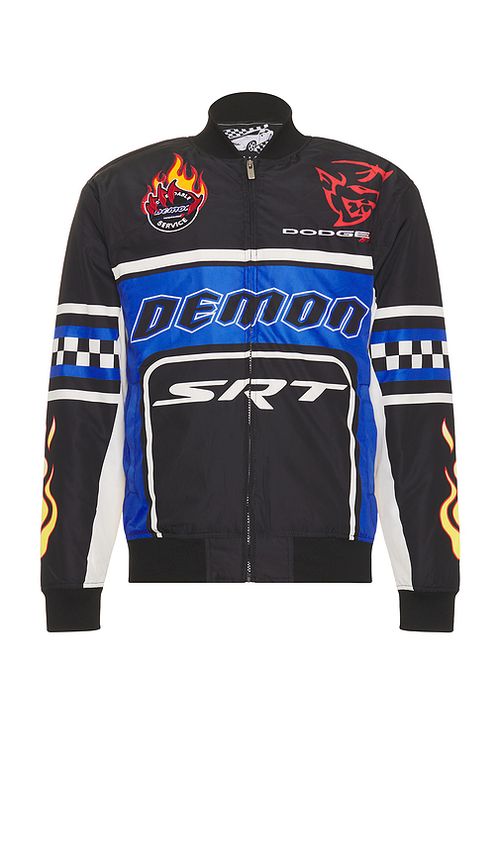 REASON Dodge Racing Jacket in Black. M. Also in XL/1X