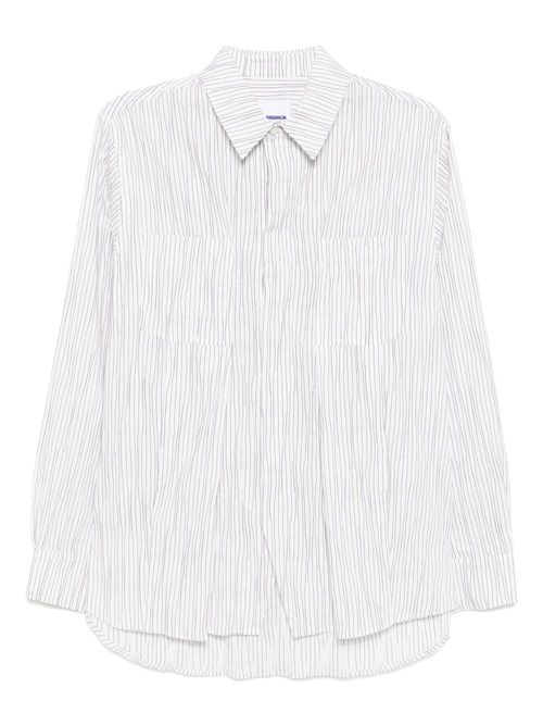 Ader Error striped shirt - White