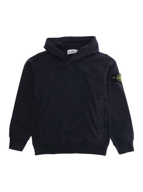 Cotton Hoodie — Navy