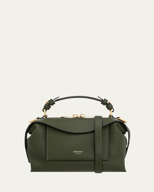 Mica Mini Bowler Leather Crossbody Bag