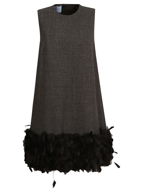 Crewneck Sleeveless Dress