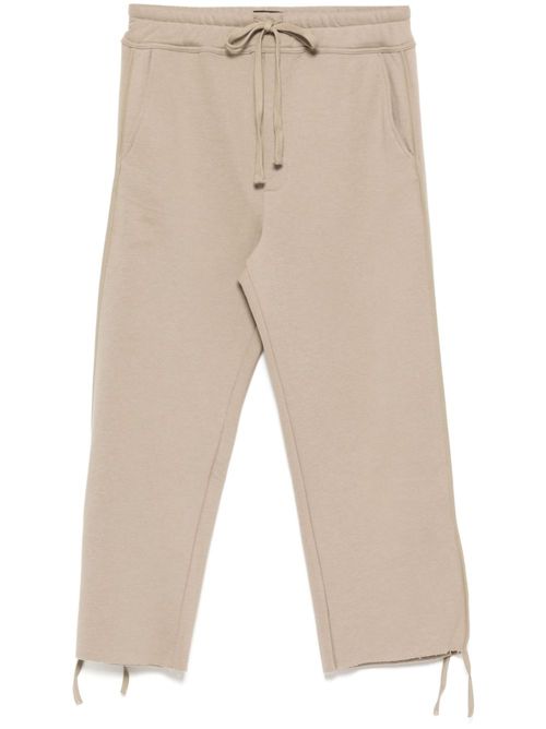 Drop-crotch sweat trousers - Neutrals