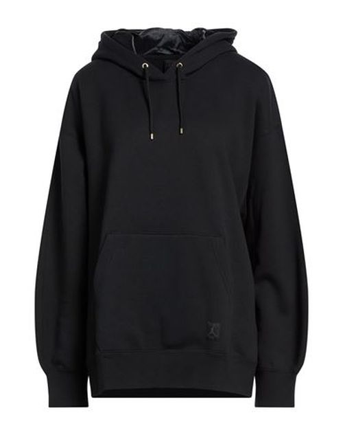Woman Sweatshirt Black Size S Cotton, Polyester