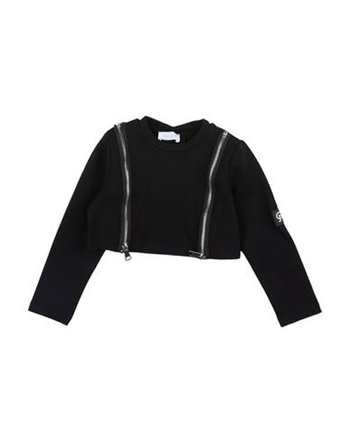 Gaudì Kid Girl Top Black Size 10 Viscose, Nylon, Elastane