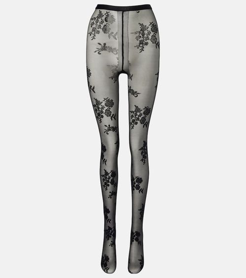 Floral tights