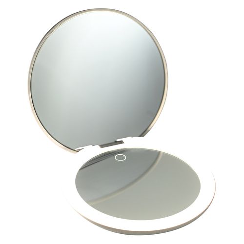 LED Compact Mirror - White