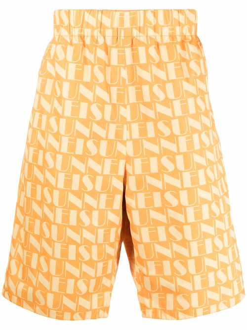 Reversible bermuda shorts - Yellow