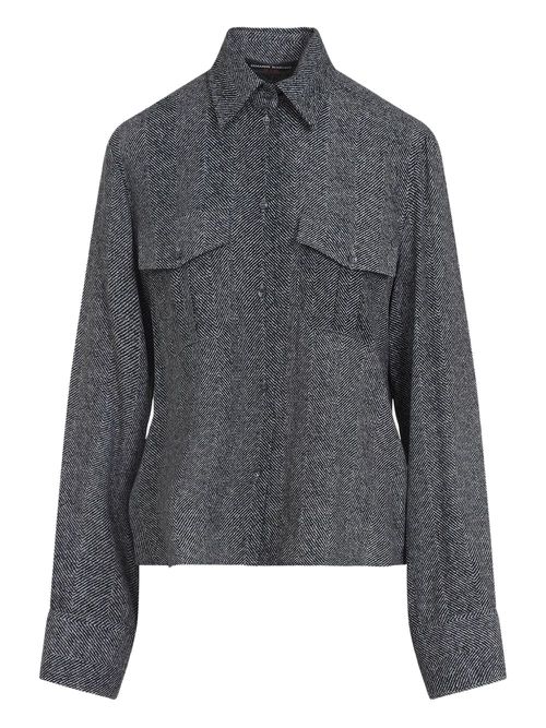 Herringbone pocket shirt - Grey