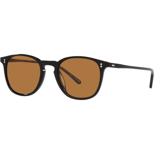 Oliver Peoples Unisex Oliver Peoples OV5491SU FINLEY 1993 SUN 173153 Sunglasses Acetate Black Orange Round Norma