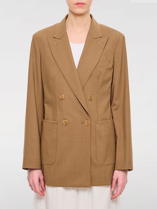 Blazer MAX MARA Woman color Brown