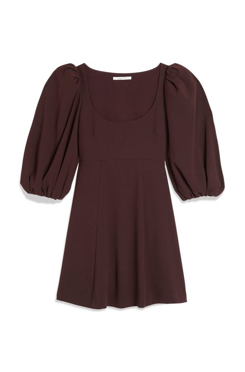 Long Sleeve Crepe Dress