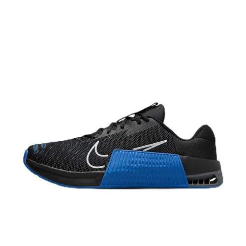 Nike Metcon 9 (Team) Men's Workout Shoes (FD5431-007, Black/Signal Blue/Smoke Grey/White)
