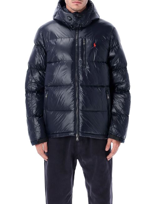 Theuren Gorham Glossed Down Jacket with Detachable Hood