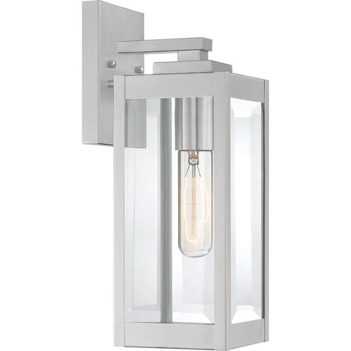 Westover 1-Light Outdoor Lantern in Stainless Stee