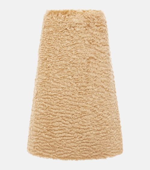 Mohair and cotton skirt