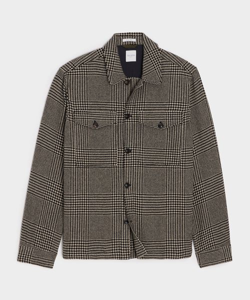 Italian Cashmere-Wool Shirt Jacket