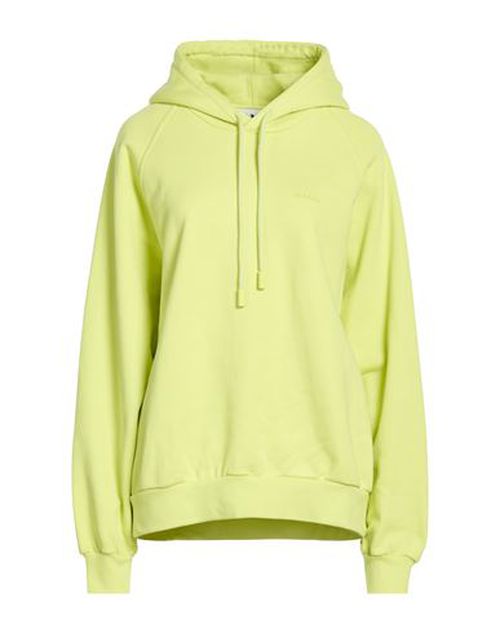 Woman Sweatshirt Lime green Size L Organic cotton