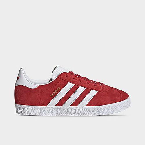 Big Kids' Originals Gazelle Casual Shoes in Red/Better Scarlet