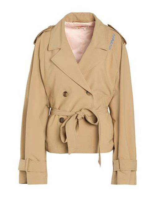 Woman Jacket Sand Size 10 Polyester, Virgin Wool, Elastane