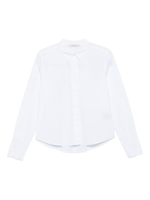 Button-down cotton shirt - White