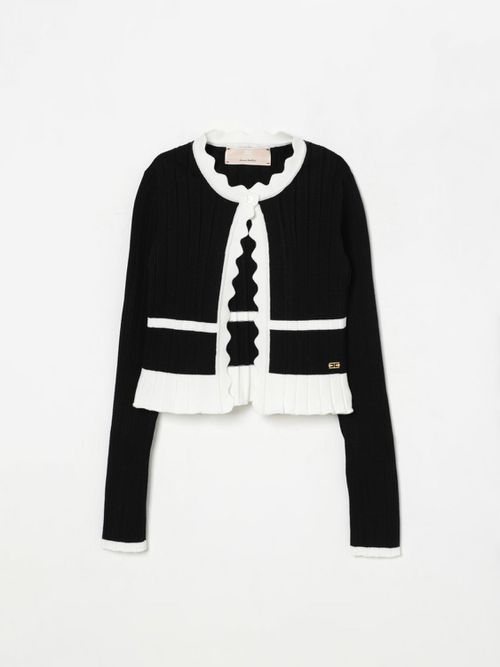 Jacket ELISABETTA FRANCHI LA MIA BAMBINA Kids color Black