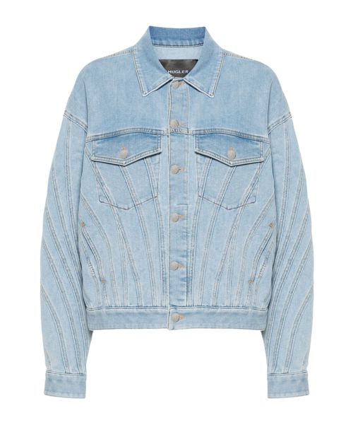 Spiral denim jacket