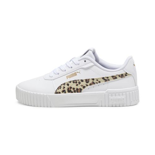 PUMA Carina 2.0 Animal Big Kids' Sneakers in White
