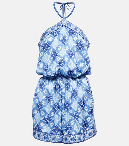 Poupette St Barth Isabelle printed halterneck jumpsuit