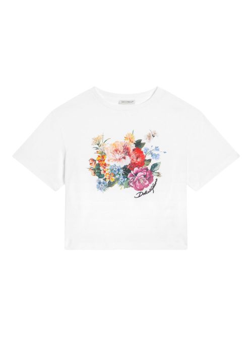 Dolce & Gabbana Kids cotton T-shirt - White