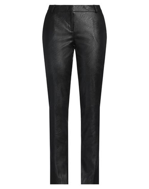 Kiltie Woman Pants Black Size 12 Polyurethane, Viscose