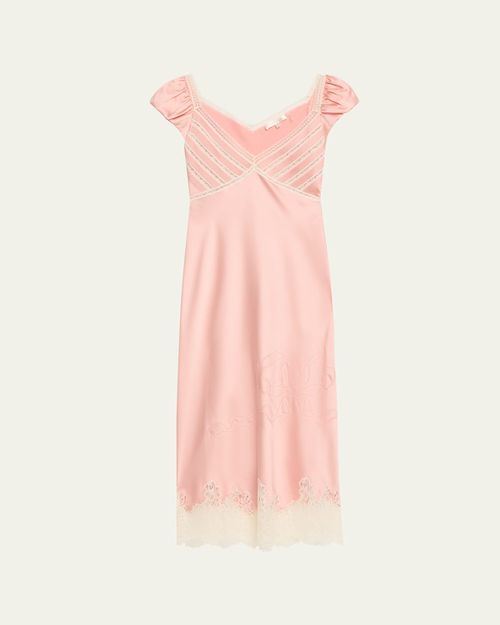 Brinkley Satin Midi Dress