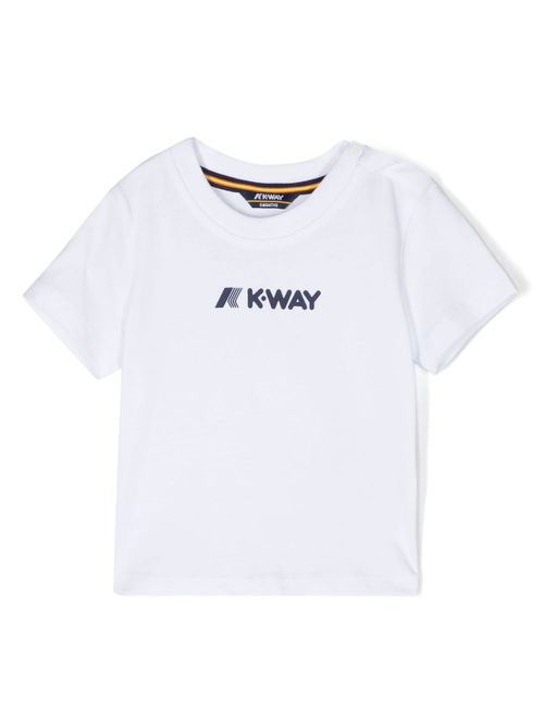 Pete logo-print T-shirt - White