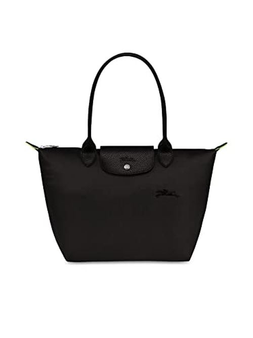 Longchamp 'Medium 'Le Pliage Green' Nylon Tote Shoulder Bag