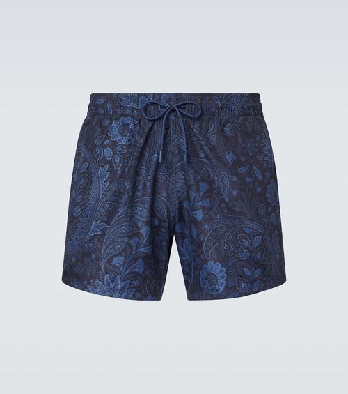Paisley swim trunks