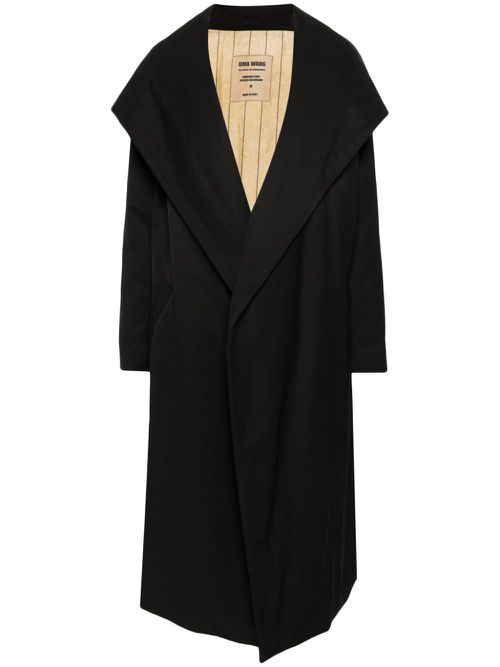 Open-front coat - Black