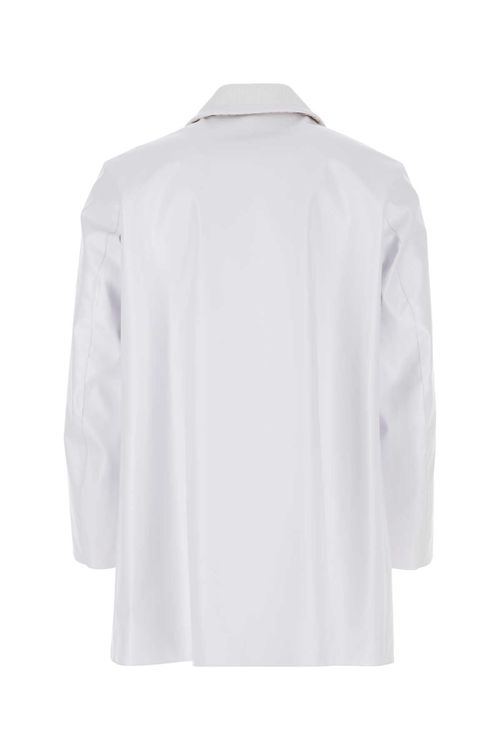 Chalk Pvc Trench Coat