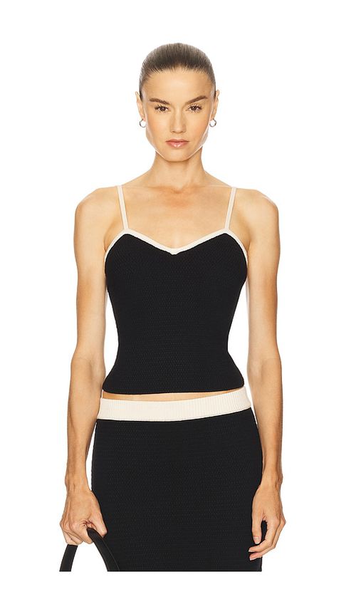 OSIS STUDIO Steph Top in Cream in Black. S. Also in L