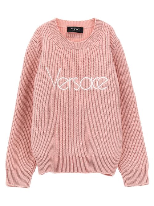Girls Pink Logo Sweater