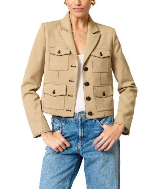 Women's Paulie 4 Pocket Jacket - Beige khaki