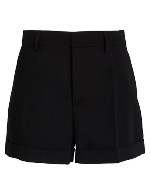 Woman Shorts & Bermuda Shorts Black Size 2 Polyester, Elastane
