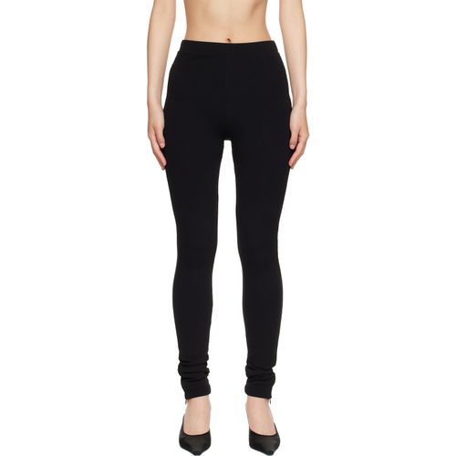 Black Zip Leggings