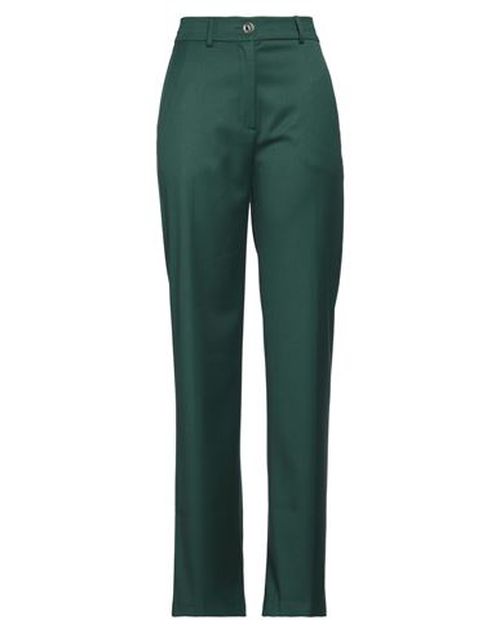 Denny Rose Woman Pants Dark green Size 10 Polyester, Viscose, Elastane