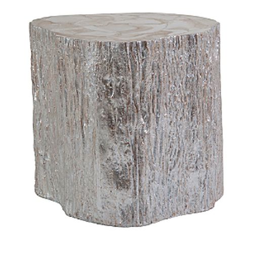 Wide Trunk Segment Side Table
