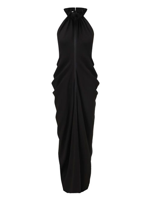 Halterneck maxi dress - Black