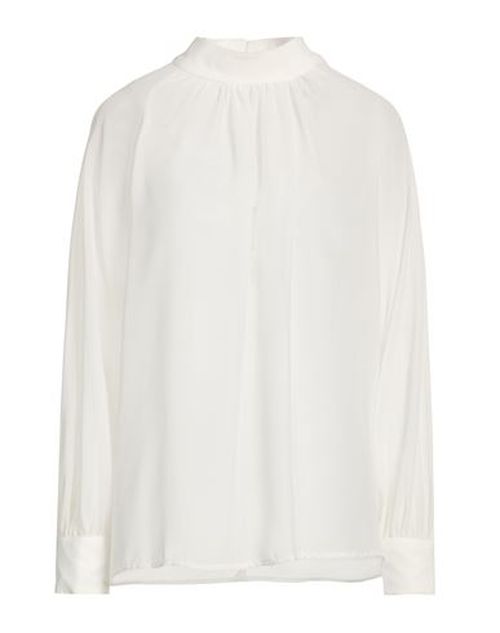 Woman Top White Size 10 Polyester
