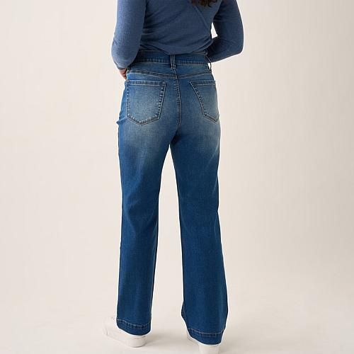 New Classic Stretch Denim Trouser Jean - Blue