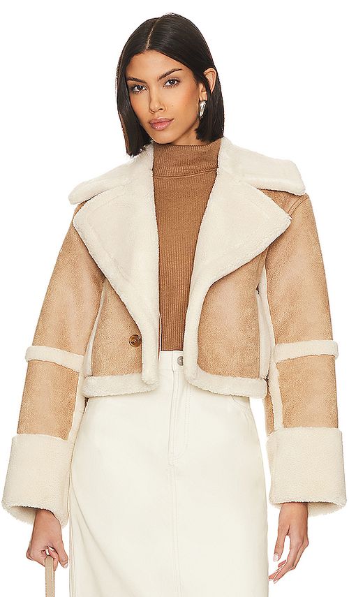 Tularosa Cindi Jacket in Hazelnut Brown. L also in XS