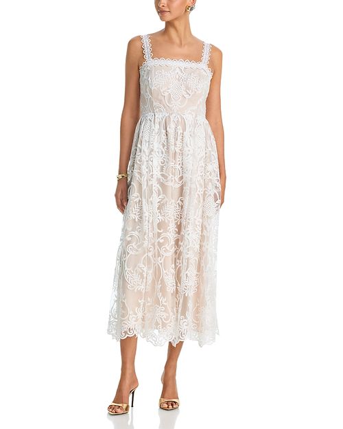 Lace Midi Dress - Exclusive