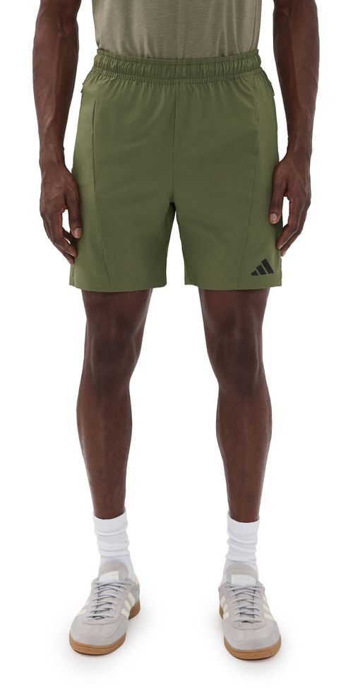 Designed For Training Workout Shorts 7 Olive Strata