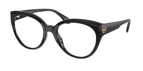 Michael Kors MK4145U AMELIA ISLAND 3005 Women’s Glasses Black Size 52 - Free Lenses - HSA/FSA Insurance - Blue Light Block Available